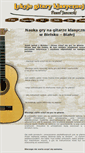 Mobile Screenshot of lekcje-gitary.pl